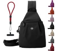 Generico Waterproof 2-Way Commuter Bag, Large Capacity Oxford Convertible Shoulder Travel Bag, Anti-Theft Travel Tote (Black)