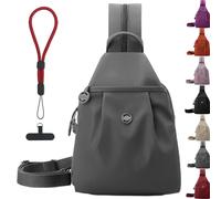 Generico Waterproof 2-Way Commuter Bag, Large Capacity Oxford Convertible Shoulder Travel Bag, Anti-Theft Travel Tote (Gray)