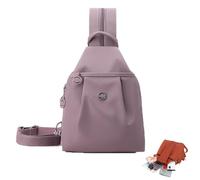 Generico Waterproof 2-Way Commuter Bag, Oxford Convertible Shoulder Travel Bag, Large Capacity, Suitable for Travel and Commuting (Taro Pink)