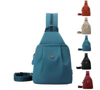 Generico Waterproof 2-Way Commuter Bag, Small Backpack for Women, Convertible Anti-Theft Tote, Oxford Cloth Travel Daypack (Blue)