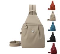 Generico Waterproof 2-Way Commuter Bag, Small Backpack for Women, Convertible Anti-Theft Tote, Oxford Cloth Travel Daypack (Khaki)