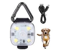 Generico Waterproof Dog Light, LED Collar Light, 3.35x1.18x0.55 Inches USB Rechargeable Pet Safety, Three Mode Dog Flashing Lights, Durable Night Walking Lights, Outdoor Running Camping