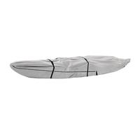 Generico Waterproof Kayak Cover with Zipper, Canoe Storage Kayak Cover Protective - Tear-Resistant Oxford Cloth Protector Heavy Duty with Zippers for Harbor, Lakes, Marina
