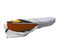 Generico Waterproof Kayak Cover with Zipper, Canoe Storage Kayak Cover Protective - Tear-Resistant Oxford Cloth Protector Heavy Duty with Zippers for Harbor, Lakes, Marina