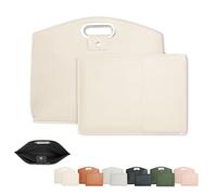 Generico Waterproof Leather 14-16in 2pcs Laptop Bag For Women, Oceantree Laptop Bag for Women Handbag (White)