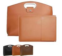 Generico Waterproof Leather 2PCS Laptop Bag for Women, Waterproof Leather, Work Tote Bag Briefcase (Style-A)