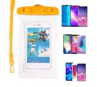 Generico Waterproof Phone Pouch, Clear Touchscreen Bag, Dry Case Holder, Secure Lanyard Strap, Full Protection Design, for Swimming, Boating, Camping, Travel Outdoor Men Women