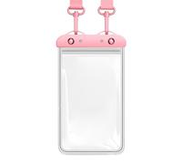 Generico Waterproof Phone Pouch - Dry Bag Cover for Travel | PVC Transparent with Secure Lanyard, Floating Cellphone Case, Beach Pool Cruise Accessory, Kayaking Diving Protection