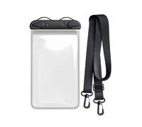 Generico Waterproof Phone Pouch - Dry Bag Cover for Travel | PVC Transparent with Secure Lanyard, Floating Cellphone Case, Beach Pool Cruise Accessory, Kayaking Diving Protection