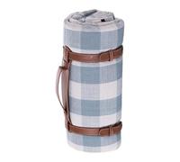 Generico Waterproof Picnic Blanket - 200x150cm Portable PU Leather Strap | Folding Camping Mat Outdoor | For Camping Party Beach Patio Lawn Garden Outdoor Grass Ground