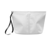Generico Waterproof Pouch Packs, Large Travel Tote, 12.4x4.53x7.87 Inches, Water Resistant Fabric, Secure Dry Storage for Kayaking, Boating, Beaches Adventures, White and Dark Blue