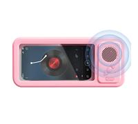 Generico Waterproof Shower Phone Holder - Bathroom Phone Holder,360 Degree Rotation Case With Speaker For Bathroom Mirror Wall Car Dashboard Vent Mobile Windshield