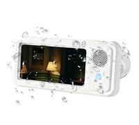 Generico Waterproof Shower Phone Holder with Wireless Bluetooth Speaker, 2026 New 2 in 1 Shower Bluetooth Speaker & Phone Holder, 360 Rotation Holders Mount (White)