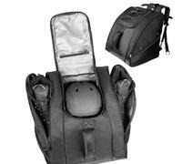 Generico Waterproof Ski Bag, Portable Boot Backpack, 50L Snow Gear Bag with Padded Compartments, Nylon Ski Carrier, Winter Bags with Adjustable Straps, Accessories Organizer for Skis Snowboard