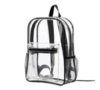 Generico Waterproof Storage Bookbag - PVC Clear Backpack for Boys | Multiple Compartments Large Clear Backpack for Student, Boy, Girl,Activity, Work, Concert, Beach, Kayak