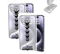 Generico Wavearnn.Com Screen Protector for iPhone 14 15 16 Pro Max, Wavearnn.Com Silk Screen Dust-Free Room Tempered Film for iPhone 12/13/14/15/16 pro max (2 H,For iPhone15PROMAX)