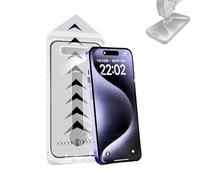 Generico Wavearnn.Com Screen Protector for iPhone 14 15 16 Pro Max, Wavearnn.Com Silk Screen Dust-Free Room Tempered Film for iPhone 12/13/14/15/16 pro max (HD,For iPhone15PLUS)