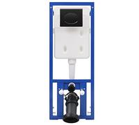 Generico WC Sospeso con Sciacquone Alto Nascosto in Ceramica,Bianco,36.85kg,3082092