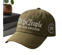 Generico We The People Hat - 250 Years Commemorative Patriotic Baseball Caps | Embroidered Hats for Adults Women Men Outdoor Camping Fishing Hiking Golfing Cycling Sport