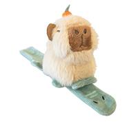 Generico Wearable Capybara Bracelet - Plush Slap Wristband | 20cm Soft Toy with Wing Pull, Plush Band for Wrist Decor, Plushy Bracelet, Capybara Pull Wings with Interactive Wristband Design