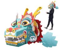 Generico Wearable Cardboard Dragon Toys | 3D Dragon Cardboard Making Toy