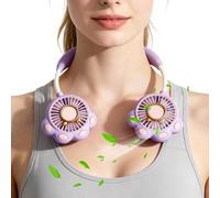 Generico Wearable Fan | 2-Speed Silicone Portable Quiet Hands Free