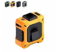 Generico Wearable Waist Fan & Power Bank with Desktop Stand,Portable Waist Fan Clip,Rechargeable Hands-free Wearable Neck Fans,with 5 Speeds,LED Flashlight & Power Bank,for Outdoor (Orange)