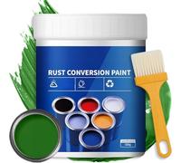 Generico Weatherproof Rust Converter Paint for Metal,2 in 1 Rust Conversion Paint,Rusts Remover with Brush,Water-Based Metallic Agent for Automotive Steel Tile Renovation