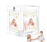 Generico Wedding-Card Box-for Reception | Rotatable Clear Envelope Box