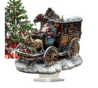 Generico Weihnachtskrippe - 2D Krippenszene Weihnachtsfigur mit Standfuß | Religiöse Dekoration Festliches Zeichen - Für Kaminsims Schreibtisch Tisch Fensterbank Zuhause Frauen Männer