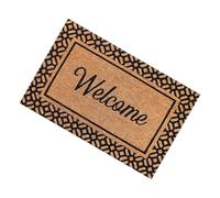 Generico Welcome Door Mat - Polyester 50x80x2cm Entry Rug | Indoor Door Mats with Non Slip Backing, Dirt Blocking, Easy Cleaning | Entryway Floor Mat Home Entrance, Apartment Use