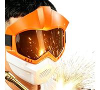 Generico Welding Face Shield- Auto Shade Filter, Protect Eyes Arc | Auto | Protective Face Shield Welding Face Shield Adjustab Automotive Construction Metal Production Torch Soldering Brazing Grinding