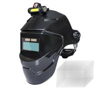 Generico Welding Helmets Auto Darkening - Solar Powered Welding Hood | Soldering Protector Shield With Polycarbonate Face Screen | Factory Metal Processing Indoor Outdoor