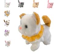 Generico WellnessAura - My Realistic Cat Toys - Bring Endless Joy and Warmth, That Acts Like a Real cat, Can Walk, Wag Its Head and Tail, Meow, and Does Not Shed Easily (G)