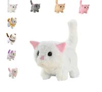 Generico WellnessAura - My Realistic Cat Toys - Bring Endless Joy and Warmth, That Acts Like a Real cat, Can Walk, Wag Its Head and Tail, Meow, and Does Not Shed Easily (D)