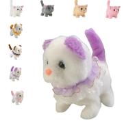 Generico WellnessAura - My Realistic Cat Toys - Bring Endless Joy and Warmth, That Acts Like a Real cat, Can Walk, Wag Its Head and Tail, Meow, and Does Not Shed Easily (H)