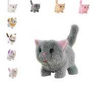 Generico WellnessAura - My Realistic Cat Toys - Bring Endless Joy and Warmth, That Acts Like a Real cat, Can Walk, Wag Its Head and Tail, Meow, and Does Not Shed Easily (B)
