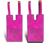 Generico Western Boot Wallet with Snap Strap, 2025 Fashion Leather Wallet, Unisex Snap Wallets, For Vintage Denim Lovers (pink,2pcs)