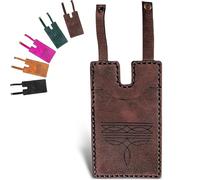 Generico Western Boot Wallet with Snap Strap, 2025 Fashion Leather Wallet, Unisex Snap Wallets, For Vintage Denim Lovers (brown,1pcs)