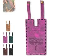 Generico Western Boot Wallet with Snap Strap, 2025 Fashion Leather Wallets, Slim Cowboy Billfold Holds Multiple Cards for Women Man (pink-1 piece)