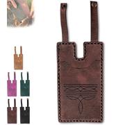 Generico Western Boot Wallet with Snap Strap, 2025 Fashion Leather Wallets, Slim Cowboy Billfold Holds Multiple Cards for Women Man (brown-1 piece)