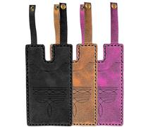 Generico Western Boot Wallet with Snap Strap, Handcrafted Leather Boot Credit Card Holder, with Snap Fastening, for Women Men (B1)