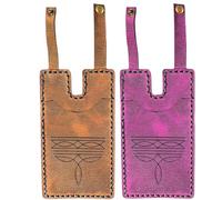 Generico Western Boot Wallet with Snap Strap, Handcrafted Leather Boot Credit Card Holder, with Snap Fastening, for Women Men (A3)