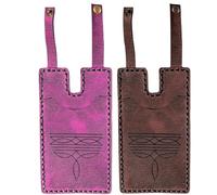 Generico Western Boot Wallet with Snap Strap, Handcrafted Leather Boot Credit Card Holder, with Snap Fastening, for Women Men (A2)