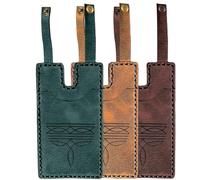 Generico Western Boot Wallet with Snap Strap, Handcrafted Leather Boot Credit Card Holder, with Snap Fastening, for Women Men (B4)