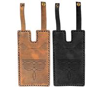Generico Western Boot Wallet with Snap Strap, Handcrafted Leather Boot Credit Card Holder, with Snap Fastening, for Women Men (A4)