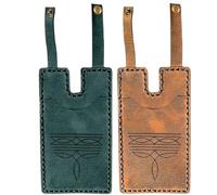 Generico Western Boot Wallet with Snap Strap, Handcrafted Leather Boot Credit Card Holder, with Snap Fastening, for Women Men (A8)