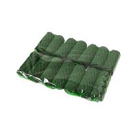 Generico Wet Floral Foam | 1 Bunch Sausage Flowers Mud | Green Dry Foam Bricks with Netting | Custom Shape Arrangement Craft Material | Floral Supply for Wedding, Garden, Home, Florist