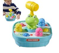 Generico Whack Mole Game - Mini Electronic Pounding Bench Coin | Interactive Toys for Kids | Educational Pounding Game for Kids | Interactive Toy with Hammers Toys Aged Over 18 Months