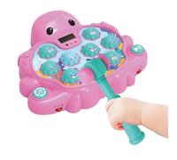 Generico Whack Mole Games, Pound a Mole Toy, 8.27x6.3x4.72 Inches, Portable Octopus Shape Hand Eye Coordination Game, Interactive Skill Builder for Preschoolers, Travel, Home and School